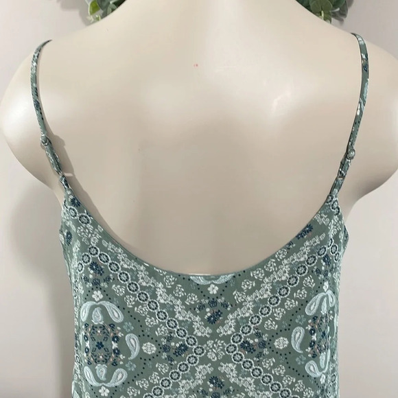 Pink Republic Paisley Floral Sheer Layered Tank Top S - Picture 6 of 15
